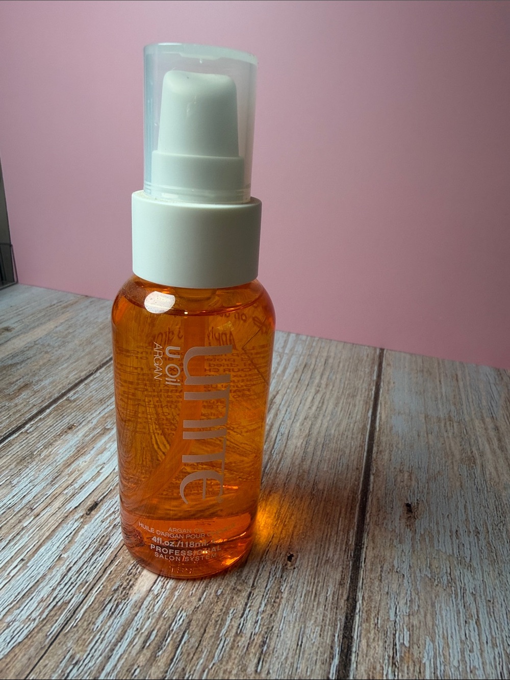 Luxe Argan Heat Protectant Argan Oil Pump